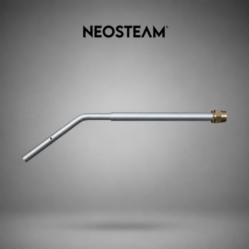 50 - NeoSteam Metal tubular tool with a bent left end and brass connector on the right, shown under the NEOSTEAM logo.