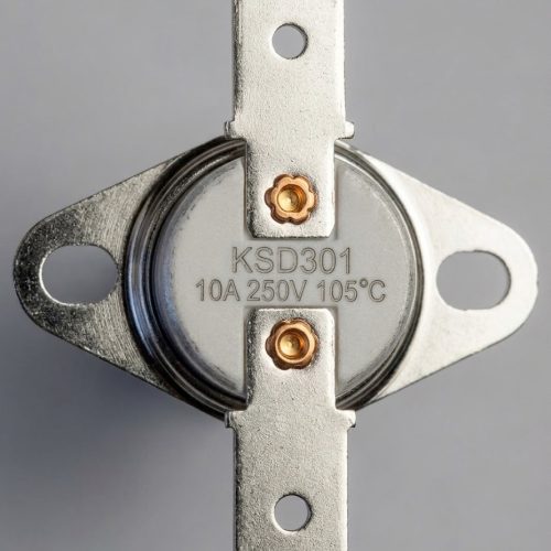 watermarked_img_13055722858743579081 - NeoSteam KSD301 thermal cutoff thermostat with mounting bracket and two copper terminal screws