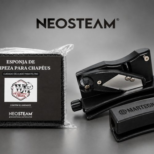Kit Acessório hatshaper:  Cortador de Abas para Chapéu + Modelador de Abas+ Esponja de Limpeza NeoSteam